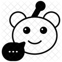 Reddit Social Medial Community Icon