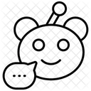 Reddit Social Medial Community Icon