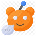 Reddit Social Medial Community Icon