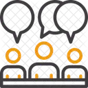 Bolha De Bate Papo Para Conversas Em Rede Networking Comunicacao Ícone