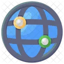 Rede Rede De Internet Rede Global Ícone