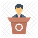 Rede Prasentation Interview Symbol