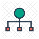 Rede Conexao Diagrama Ícone