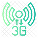 3 G Rede Conexao Ícone