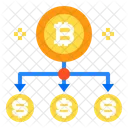 Legendas Rede Bitcoin Icon