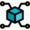 Rede Blockchain Icon