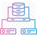 Rede Banco De Dados Compartilhamento De Dados Ícone
