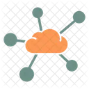 Rede Em Nuvem Nuvem Computacao Em Nuvem Ícone