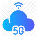 Rede em nuvem 5G  Ícone