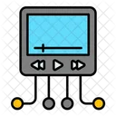 Video Conexao De Video Rede Ícone