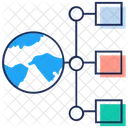 Rede Internacional Globalizacao Rede Afiliada Ícone