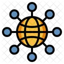 Rede global  Ícone