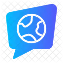 Rede global  Ícone