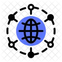 Rede global  Ícone