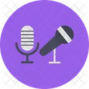 Gravacao De Musica Comunicacao Microfone Ícone