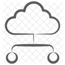 Rede Em Nuvem Computacao Em Nuvem Tecnologia De Nuvem Ícone