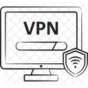 Rede Privada Virtual Vpn Seguranca Ícone