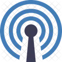 Rede Sem Fio Antena Satelite Ícone