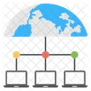 Web Hospedagem Conexoes Ícone