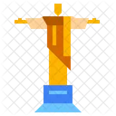 Artdeco Brazil Christ Icon