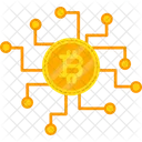 Redes bitcoin  Icono