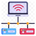 Dispositivo De Alojamiento Alojamiento De Datos Redes De Datos Icono