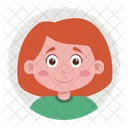 Redhead Girl  Icon