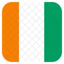 Costa Divoire Bandera Icono