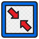 Redimensionar Camera Seta Ícone