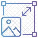 Redimensionar Escalavel Ilustracao Ícone