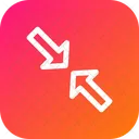 Redimensionar Maximo Seta Ícone