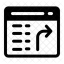 Redirigir El Navegador Icono