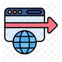 Flecha Compartir Interfaz Icono