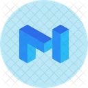 Maticnetwork Criptomoneda Cripto Icono