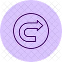 Redo Arrow Pentaglow Icon