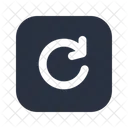 Redo Rectangle Redo Circle Arrow Icon