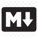Markdown Arquivo Programacao Ícone