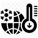 Reducao Temperatura Termometro Ícone