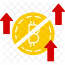 Redução pela metade do bitcoin  Ícone