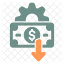 Reduccion De Costos Mantenimiento Dinero Icono