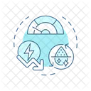 Reduce Energy Consumption Icon