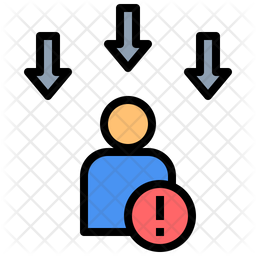 Reduce Human Error Icon - Download in Colored Outline Style