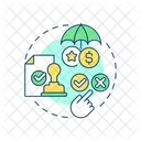 Reducir Legal Financiero Icono
