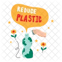 Reduce plastic  Icon