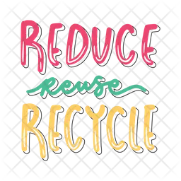 Reduce Reuse Recycle Icon Download In Sticker Style Reduce Reuse Recycle Icon Download In Sticker Style