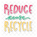 Reduce reuse recycle  Icon