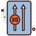 Reduce Speed Reduce Speed Speed Limit Icon