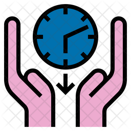 Reduce Time Icon of Colored Outline style - Available in SVG, PNG, EPS ...