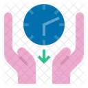 Reduce Time Time Clock Icon