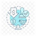 Debt Management Concept Icon